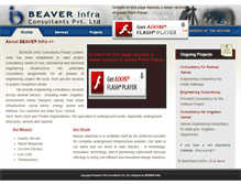 Tablet Screenshot of beaverinfra.com